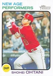 2022 Topps Heritage New Age Performers Shohei Ohtani #NAP-4 card