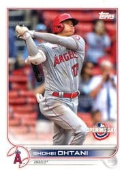 2022 Topps Opening Day Base Set Shohei Ohtani #1 card