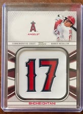 2022 Topps Player Number Jersey Medallions Shohei Ohtani #JNM-SO