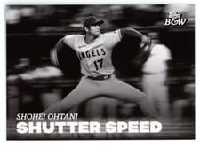 2023 Topps Black & White Shutter Speed Shohei Ohtani #SS8