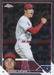 2023 Topps Chrome Base Set Shohei Ohtani #17 card