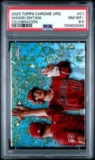 2023 Topps Chrome Update Celebracion Shohei Ohtani #C-1 card
