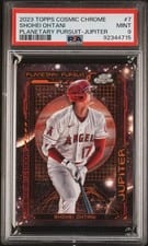 2023 Topps Cosmic Chrome Planetary Pursuit Jupiter Shohei Ohtani #PPJ-7 card