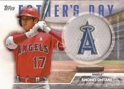 2023 Topps Father's Day Commemorative Team Patches Shohei Ohtani #FD-SO card