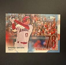 2023 Topps Japan Edition Strength in Numbers Shohei Ohtani #SS-14 card