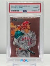 2023 Topps Project 100 Base Set Shohei Ohtani #81 card