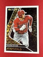 Shohei Ohtani 2023 Topps Update Black Gold card