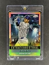 2024 Topps Cosmic Chrome Extraterrestrial Talent Shohei Ohtani #ET-17 card