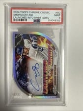 2024 Topps Cosmic Chrome Launched Into Orbit Autographs Shohei Ohtani #LIOA-SO card