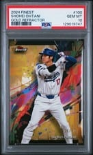 2024 Topps Finest Shohei Ohtani #100 card