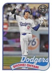 2024 Topps Update 1989 Topps Baseball 35th Anniversary Shohei Ohtani #89US-12 card
