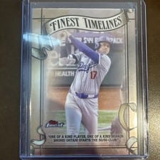 2025 Finest Timelines Shohei Ohtani #FT-12 card