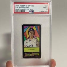 2025 Topps Allen & Ginter Mini Stained Glass Shohei Ohtani #132 card
