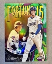 2025 Topps Chrome Update Fortune 15 Shohei Ohtani #F15-6 card