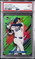 2025 Topps Finest Shohei Ohtani #208 card