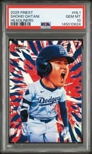 2025 Topps Finest Headliners Shohei Ohtani #HL-1 card