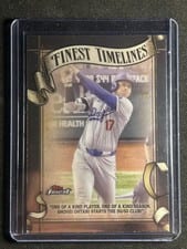 2025 Topps Finest Timelines Shohei Ohtani #FT-12 card