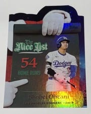 2025 Topps Holiday Making the Nice List Shohei Ohtani #MNL-1 card