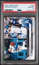 2025 Topps Now Shohei Ohtani #884 card