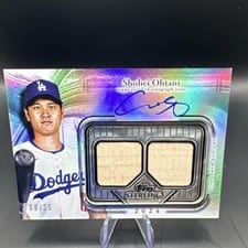 2025 Topps Sterling Seasons Autographed Relic Shohei Ohtani #SSA-SO card