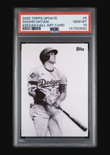 2025 Topps Update Keegan Hall Art Cards Shohei Ohtani #KHAC-5 card