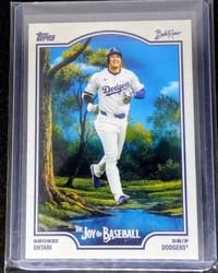 2025 Topps X Bob Ross: The Joy of Baseball Base Set Shohei Ohtani #41-SP card