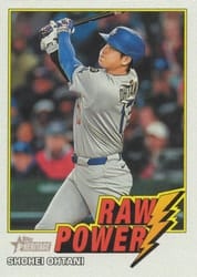 2026 Topps Heritage Raw Power Shohei Ohtani #RP-SO card