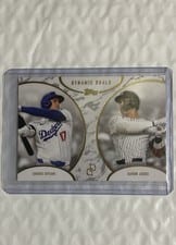 2025 Topps Dynamic Duals Base Set Shohei Ohtani / Aaron Judge #24 card