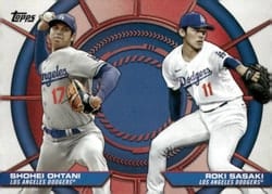 2025 Topps Dynamic Duos Shohei Ohtani / Roki Sasaki #DD-15 card