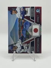 2024 Bowman Chrome International Impact Shohei Ohtani / Yoshinobu Yamamoto #II-1 card