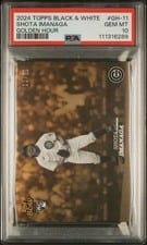 2024 Topps Black & White Golden Hour Shota Imanaga #GH-11 card