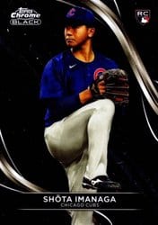 2024 Topps Chrome Black Base Set Shōta Imanaga #43 card