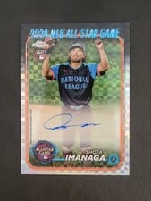2024 Topps Chrome Update 2024 All-Star Game Autographs Shota Imanaga #ASGCA-SI card