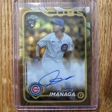 2024 Topps Gilded Collection Gold Autographs Shota Imanaga #CGA-SI card