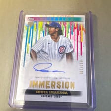 2024 Topps Inception Immersion Autographs Shota Imanaga #IA-SI card