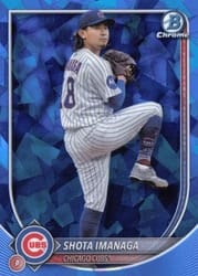 2025 Bowman Chrome Sapphire Edition Base Set Shota Imanaga #19 card