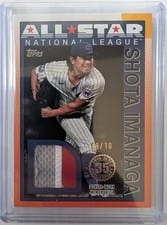2025 Topps 1990 Topps Baseball All-Star Relics Shota Imanaga #90ASR-SI card