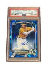 2025 Bowman Chrome Sapphire Edition Prospect Autographs Shotaro Morii #CPSA-SM card
