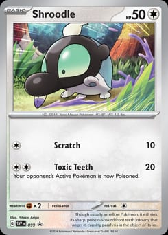 Scarlet & Violet Black Star Promos Shroodle #99 card