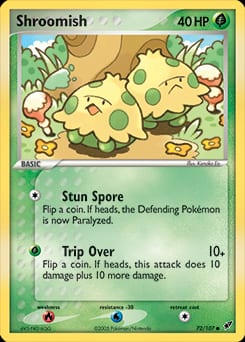 Deoxys Shroomish #72 card