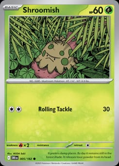 2025 Destined Rivals Shroomish #5 card