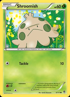 Furious Fists Shroomish #6 card