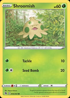 Fusion Strike Shroomish #4 card