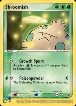 Sandstorm Shroomish #78 card