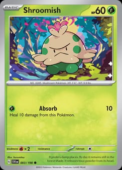 Scarlet & Violet Shroomish #3 card