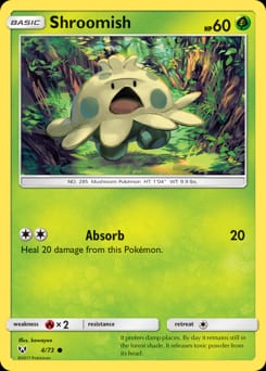 Shining Legends Shroomish #4 card
