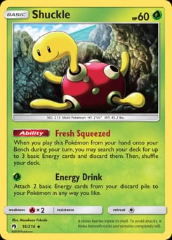 2018 Lost Thunder Shuckle #16