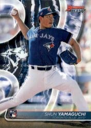 2020 Bowman's Best Base Set Shun Yamaguchi #1 card