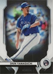 2020 Bowman Sterling Base Set Shun Yamaguchi #BSR-75 card
