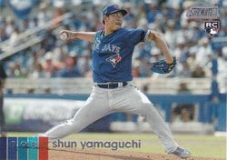 2020 Stadium Club Base Set Shun Yamaguchi #57 card